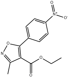4-Isoxazolecarboxylicacid,3-methyl-5-(p-nitrophenyl)-,ethylester(7CI)