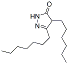 5-heptyl-4-hexyl-2,4-dihydro-3H-pyrazol-3-one