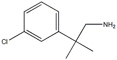 2-(3-CHLOROPHENYL)-2-METHYLPROPAN-1-AMINE