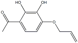 Acetophenone, 4-(allyloxy)-2,3-dihydroxy- (7CI)