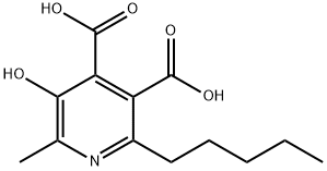 3,4-Pyridinedicarboxylic  acid,  5-hydroxy-6-methyl-2-pentyl-