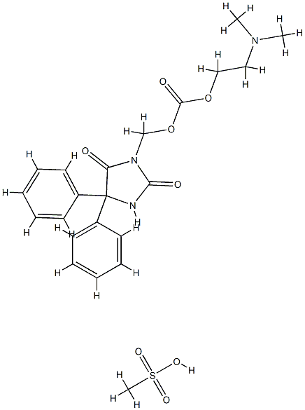 3-(hydroxymethyl)phenytoin N,N-dimethylaminoethyl carbonate