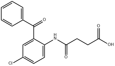 4-((2-benzoyl-4-chlorophenyl)amino)-4-oxobutanoic acid