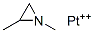dimethylaziridine platinum(II)