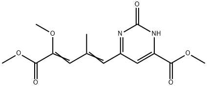 methyl 6-[(1E,3Z)-4,5-dimethoxy-2-methyl-5-oxopenta-1,3-dien-1-yl]-2-hydroxypyrimidine-4-carboxylate