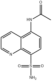 8-Quinolinesulfonamide,  5-acetamido-  (6CI,7CI)