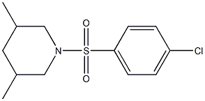 1-(4-氯苯基磺酰基)-3,5-二甲基哌啶