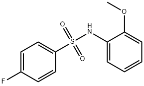 4-氟-N-(2-甲氧基苯)苯磺酰胺
