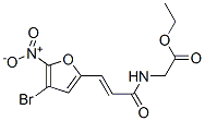 N-ethoxycarbonylmethyl-beta-(5-nitro-4-bromo-2-furyl)acrylamide