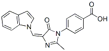4-[(4E)-4-(indol-1-ylmethylidene)-2-methyl-5-oxo-imidazol-1-yl]benzoic acid