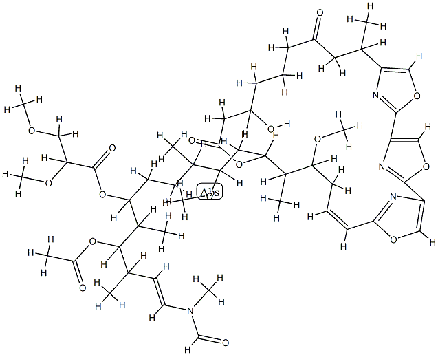 4-O-Acetyl-21-O-de(aminocarbonyl)-27-demethoxy-4-O,23,26-tridemethyl-6-deoxo-25-deoxy-6-(2,3-dimethoxy-1-oxopropoxy)-27-methyl-25-oxokabiramide C