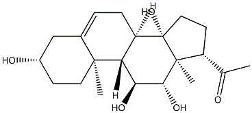 3β,11α,12β,14β-Tetrahydroxypregn-5-en-20-one