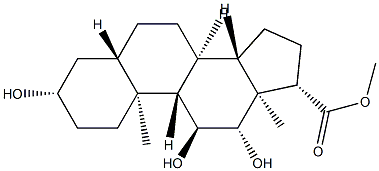 3β,11α,12β-Trihydroxy-5α-androstane-17β-carboxylic acid methyl ester