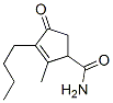 2-Cyclopentene-1-carboxamide,  3-butyl-2-methyl-4-oxo-