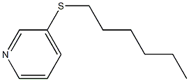 Pyridine, 3-(hexylthio)- (6CI,9CI)
