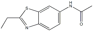 Benzothiazole, 6-acetamido-2-ethyl- (6CI)