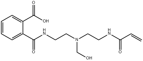 2-[[[2-[(hydroxymethyl)[2-[(1-oxoallyl)amino]ethyl]amino]ethyl]amino]carbonyl]benzoic acid