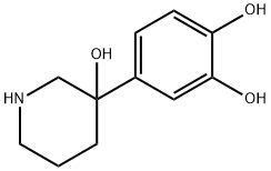 1,2-Benzenediol, 4-(3-hydroxy-3-piperidinyl)- (9CI)