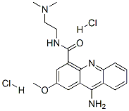 9-Amino-N-(2-(dimethylamino)ethyl)-2-methoxy-4-acridinecarboxamide dih ydrochloride