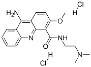 9-Amino-N-(2-(dimethylamino)ethyl)-3-methoxy-4-acridinecarboxamide dih ydrochloride
