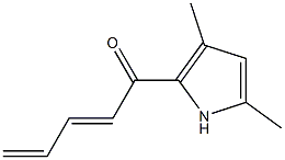 2,4-Pentadien-1-one,1-(3,5-dimethylpyrrol-2-yl)-(6CI)