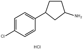 3-(4-氯苯基)环戊烷-1-胺盐酸