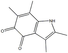 Indole-4,5-dione, 2,3,6,7-tetramethyl- (6CI)