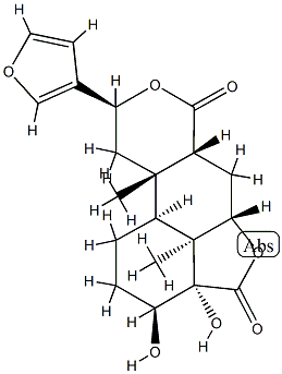 [3S,5aα,6aα,10bβ,(+)]-Dodecahydro-9α-(3-furanyl)-3α,3aβ-dihydroxy-10aα,10cβ-dimethyl-4H,7H-furo[2',3',4':4,5]naphtho[2,1-c]pyran-4,7-dione