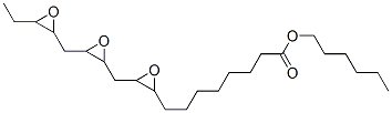 hexyl 3-[[3-[(3-ethyloxiranyl)methyl]oxiranyl]methyl]oxiran-2-octanoate