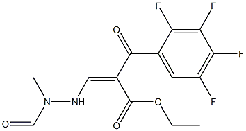 2,3,4,5-四氟-ALPHA-[(2-甲酰基-2-甲基肼基)亚甲基]-BETA-氧代苯丙酸乙酯