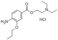 4-Amino-3-propoxy-benzoic acid 2-(diethylamino)ethyl ester hydrochlori de