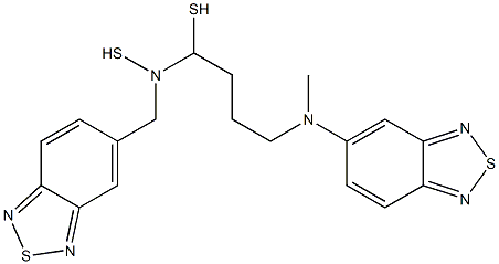 N,N'-(Dithiobisethylene)bis(2,1,3-benzothiadiazole-SIV-5-methanamine)