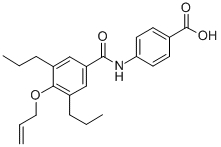 N-(4-Allyloxy-3,5-dipropylbenzoyl)-p-aminobenzoic acid