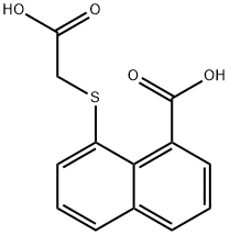 8-[(carboxymethyl)sulfanyl]-1-naphthoic acid