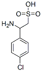 2-amino-2-(4-chlorophenyl)ethanesulfonic acid