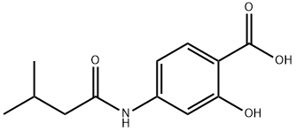 2-hydroxy-4-[(3-methylbutanoyl)amino]benzoic acid