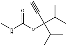 Carbamic acid, methyl-, 1,1-diisopropyl-2-propynyl ester (6CI)