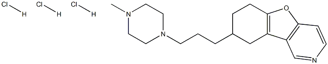 BENZOFURO(3,2-c)PYRIDINE, 1,2,3,4-TETRAHYDRO-2-(3-(4-METHYL-1-PIPERAZI NYL)PROPYL