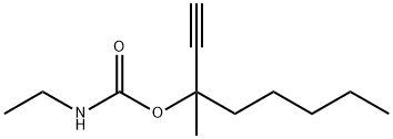 Carbamic acid, ethyl-, 1-methyl-1-pentyl-2-propynyl ester (6CI)