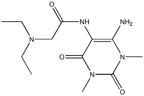 Uracil,  6-amino-5-(2-diethylaminoacetamido)-1,3-dimethyl-  (6CI)