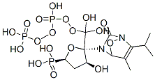[hydroxy-[hydroxy-[[(2R,3S,5R)-3-hydroxy-5-(5-methyl-2-oxo-4-propan-2- yloxy-pyrimidin-1-yl)oxolan-2-yl]methoxy]phosphoryl]oxy-phosphoryl]oxy phosphonic acid