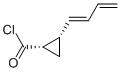 Cyclopropanecarbonyl chloride, 2-(1,3-butadienyl)-, [1alpha,2alpha(E)]- (9CI)