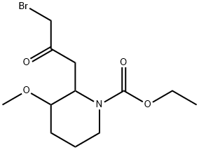 2-(3-溴-2-氧代丙基)-3-甲氧基-1-哌啶甲酸乙酯