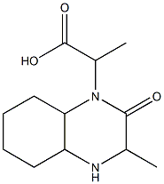 1(2H)-Quinoxalineacetic  acid,  octahydro--alpha-,3-dimethyl-2-Oxo-  (6CI)