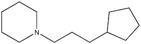 Piperidine, 1-(3-cyclopentylpropyl)- (6CI)
