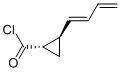 Cyclopropanecarbonyl chloride, 2-(1,3-butadienyl)-, [1alpha,2beta(E)]- (9CI)