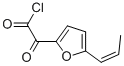 2-Furanacetyl chloride, alpha-oxo-5-(1-propenyl)- (9CI)