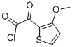 2-Thiopheneacetyl chloride, 3-methoxy-alpha-oxo- (9CI)