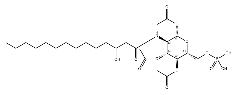 2-deoxy-2-(3-hydroxytetradecanoyl)aminoglucose 6-phosphate