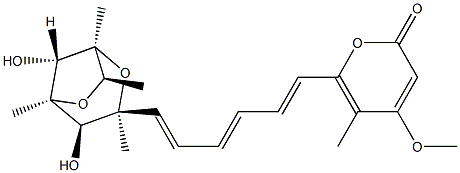 6-[(1E,3E,5E)-6-[(1R,8S)-4β,8-Dihydroxy-1α,3α,5α,7α-tetramethyl-2,6-dioxabicyclo[3.2.1]oct-3β-yl]hexa-1,3,5-trienyl]-4-methoxy-5-methyl-2H-pyran-2-one
